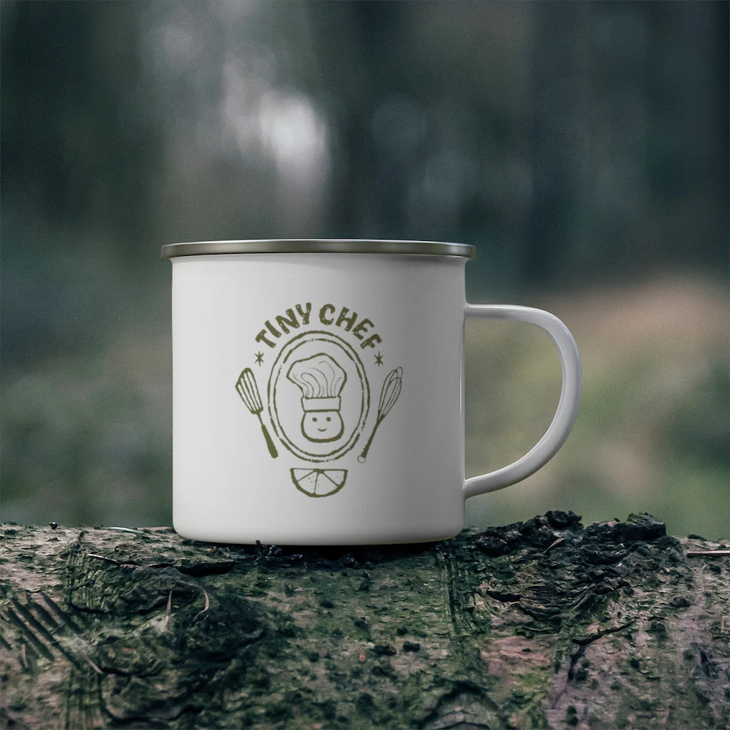 Tiny Chef Enamel Camping Mug - Image 4