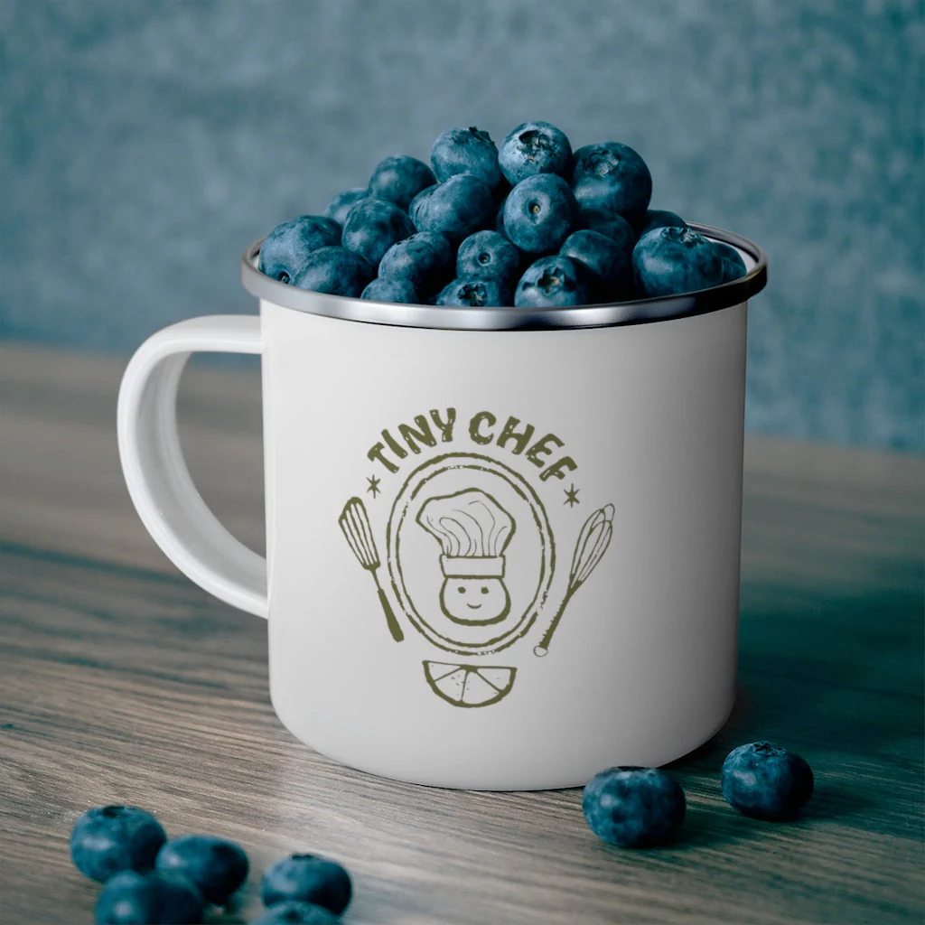 Tiny Chef Enamel Camping Mug - Image 5