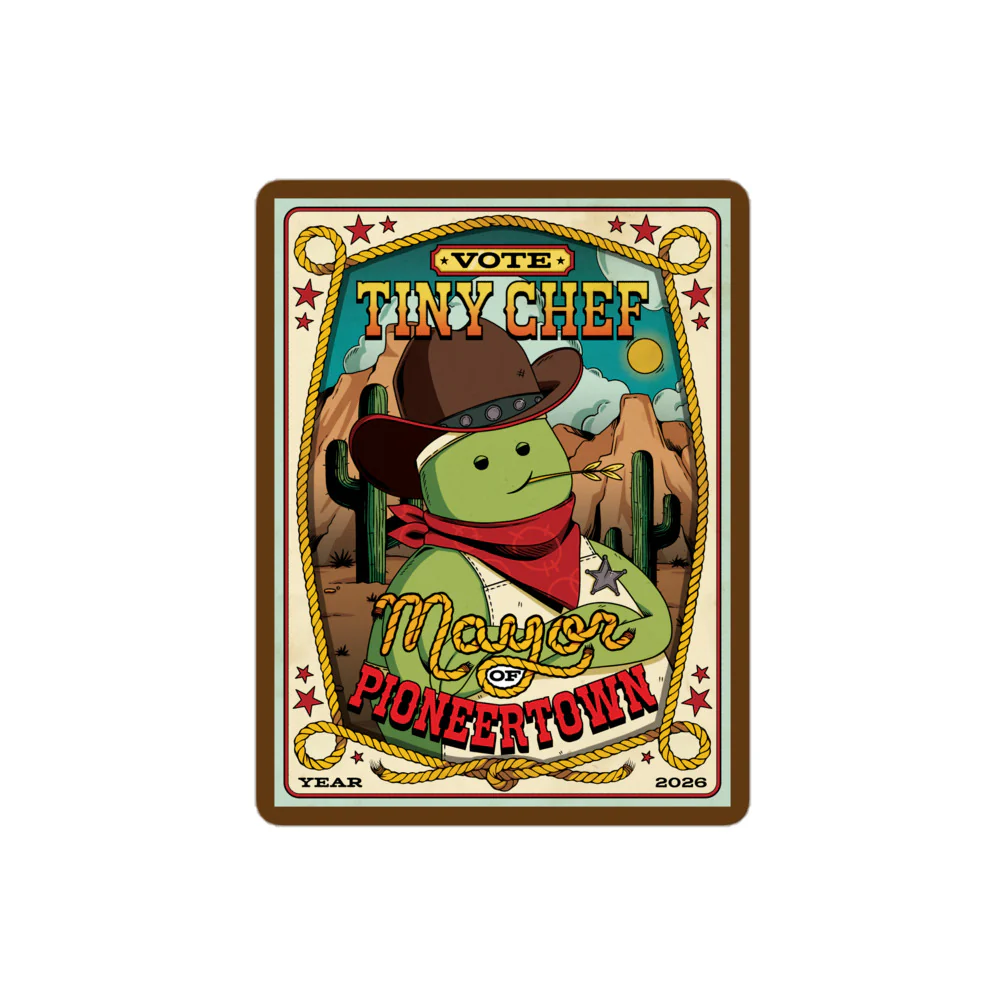 TINY CHEF FOR MAYOR: Stickers! - Image 5