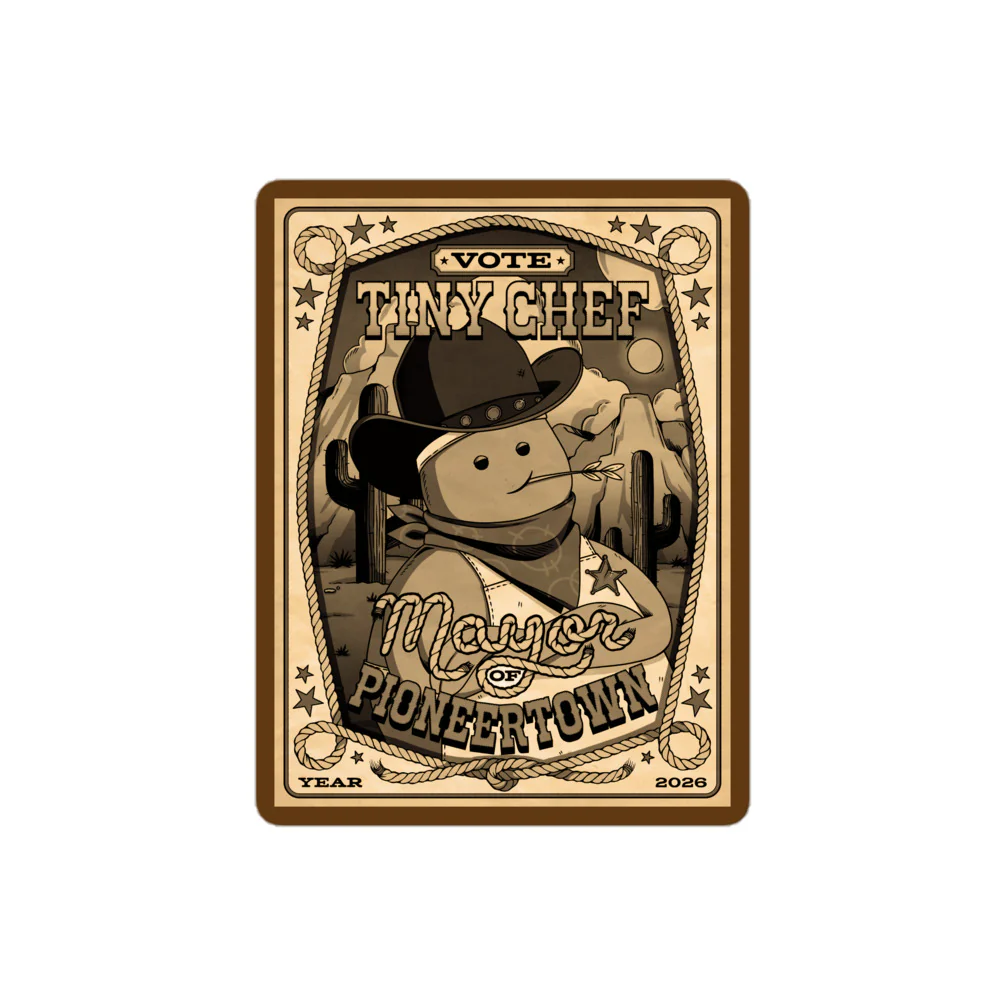TINY CHEF FOR MAYOR: Stickers! - Image 7