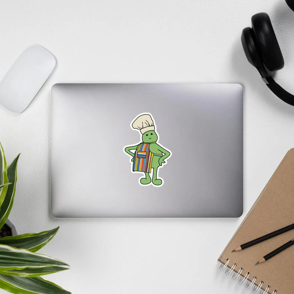 Classic Tiny Chef Sticker - Image 4