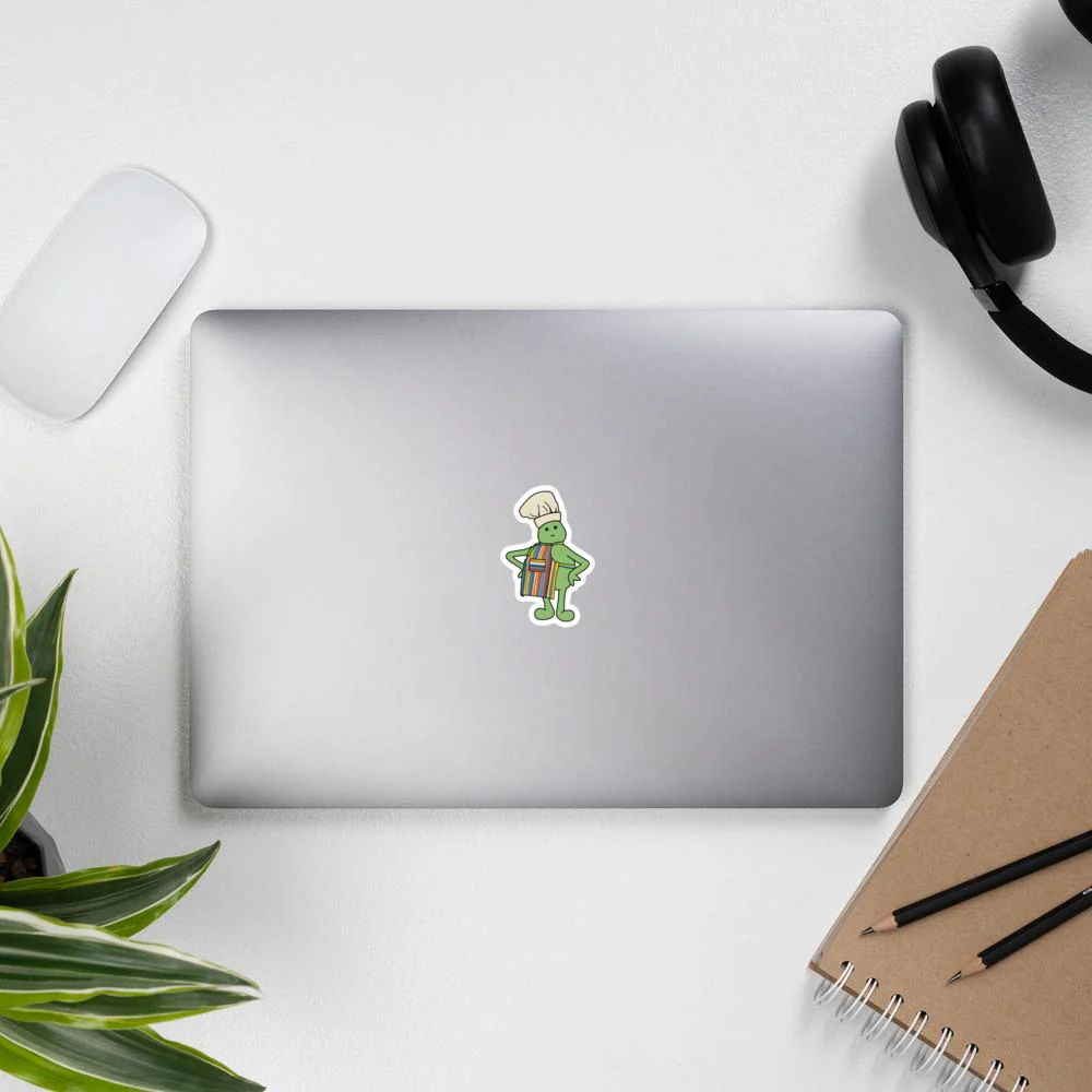 Classic Tiny Chef Sticker - Image 5