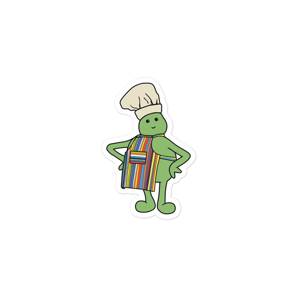 Classic Tiny Chef Sticker - Image 6